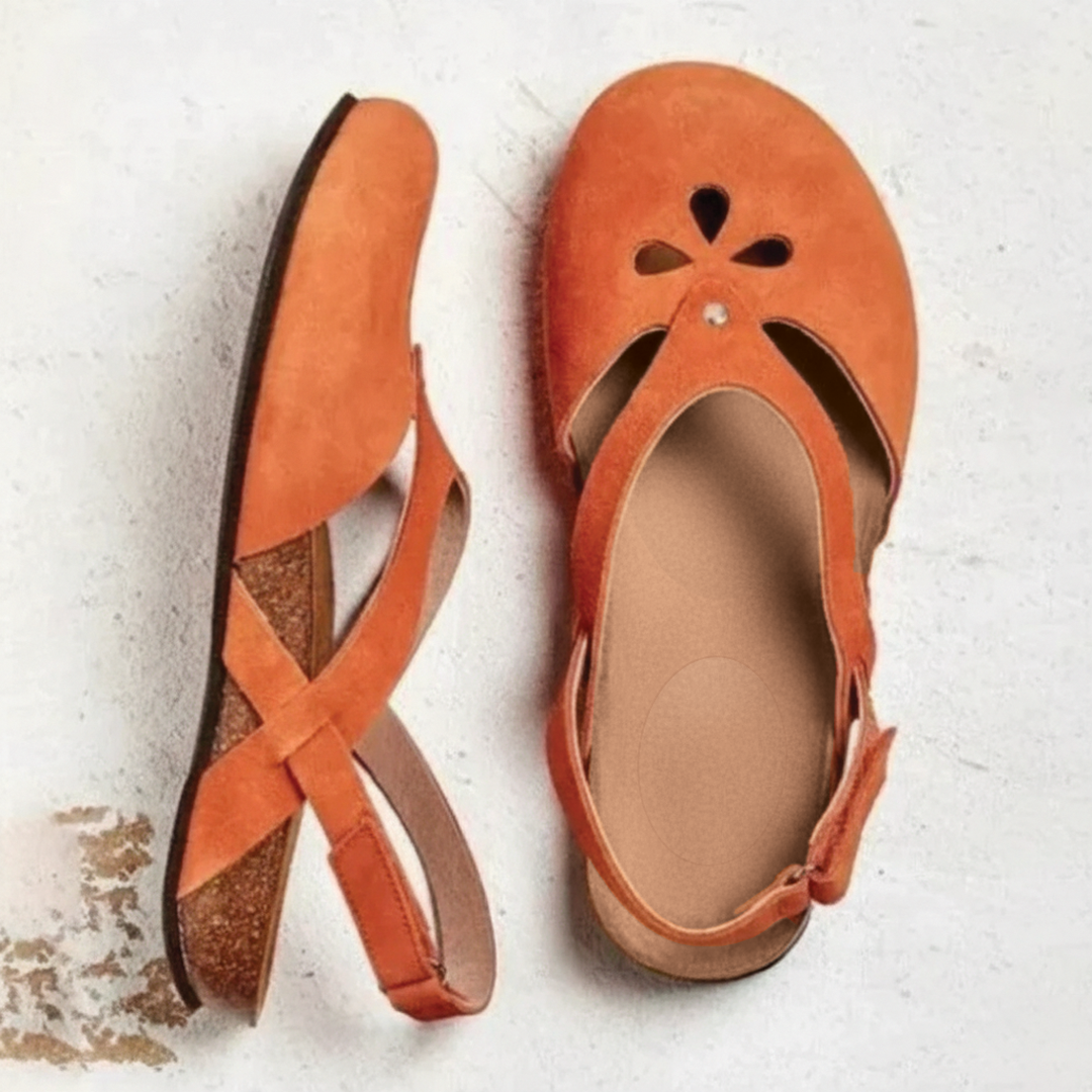 Lura - Closed-Toe Slingback Sandals