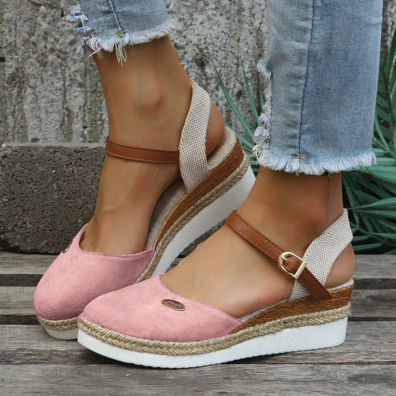 Greer - Closed-Toe Platform Espadrilles