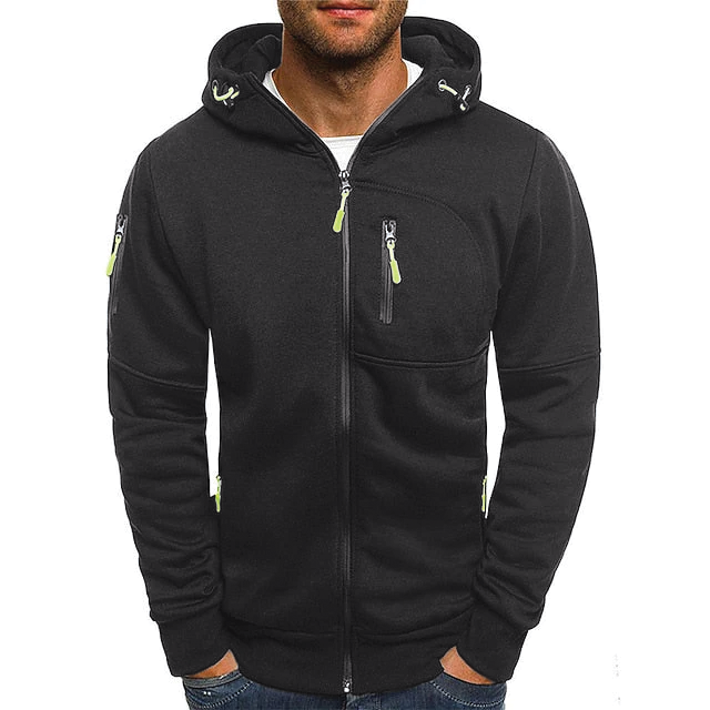 Brison - Sudadera con capucha con cremallera Essential Comfort