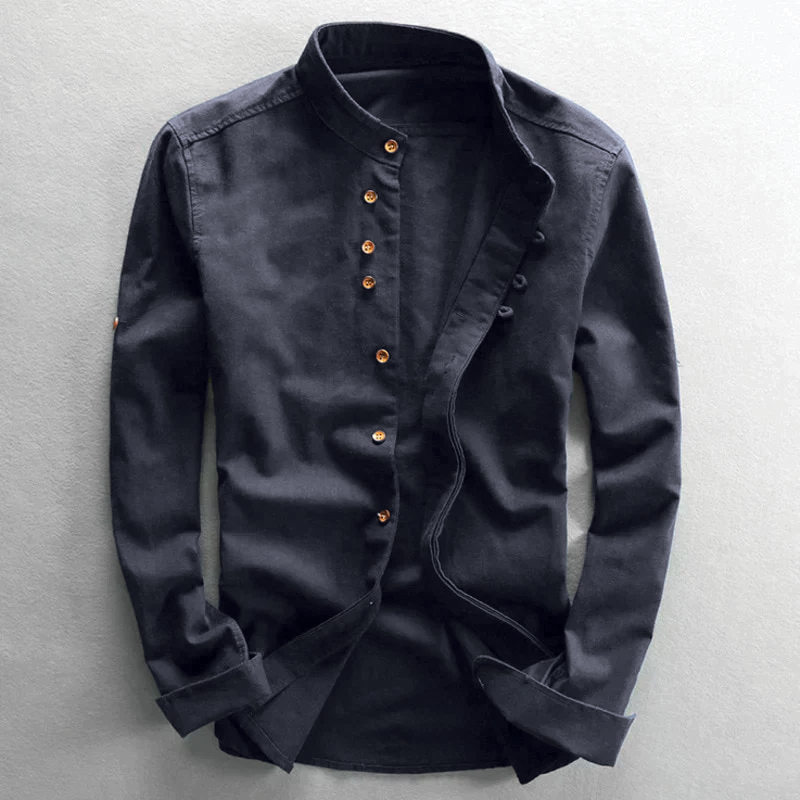 Zivenor - Mandarin Collar Shirt