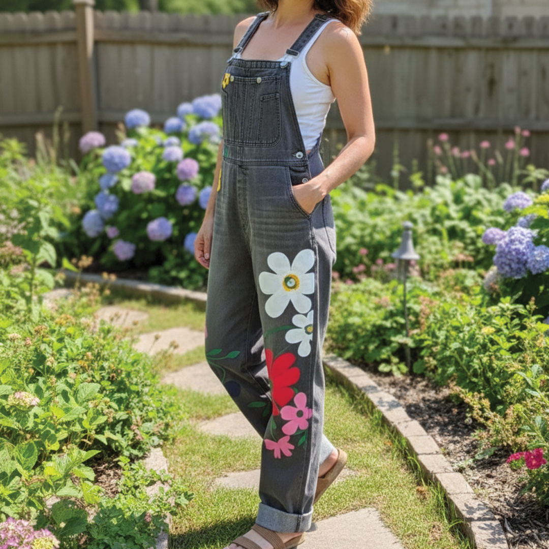 Sorella - Ærmeløse Denim Overalls