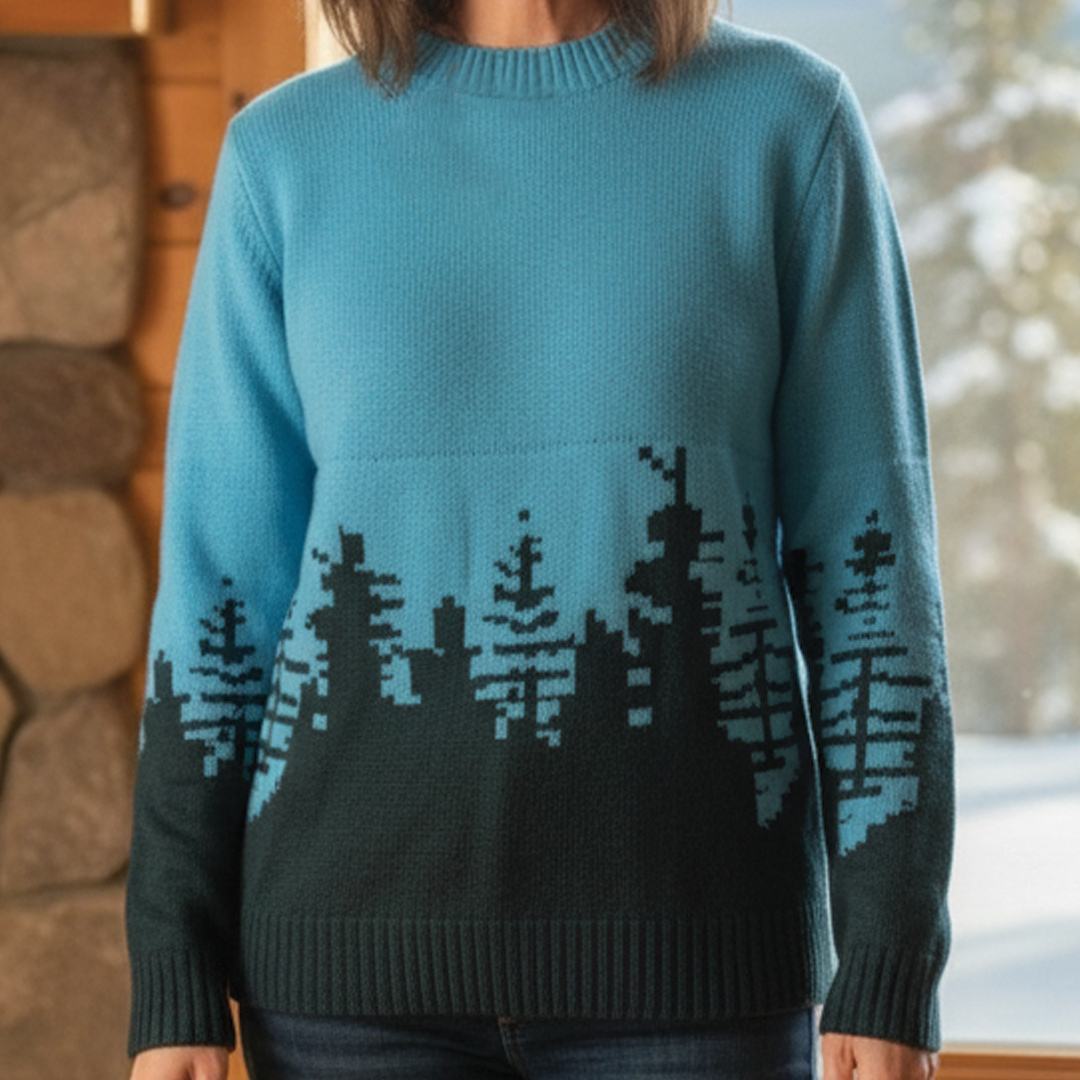 Belinda - Patterned Knit Sweater