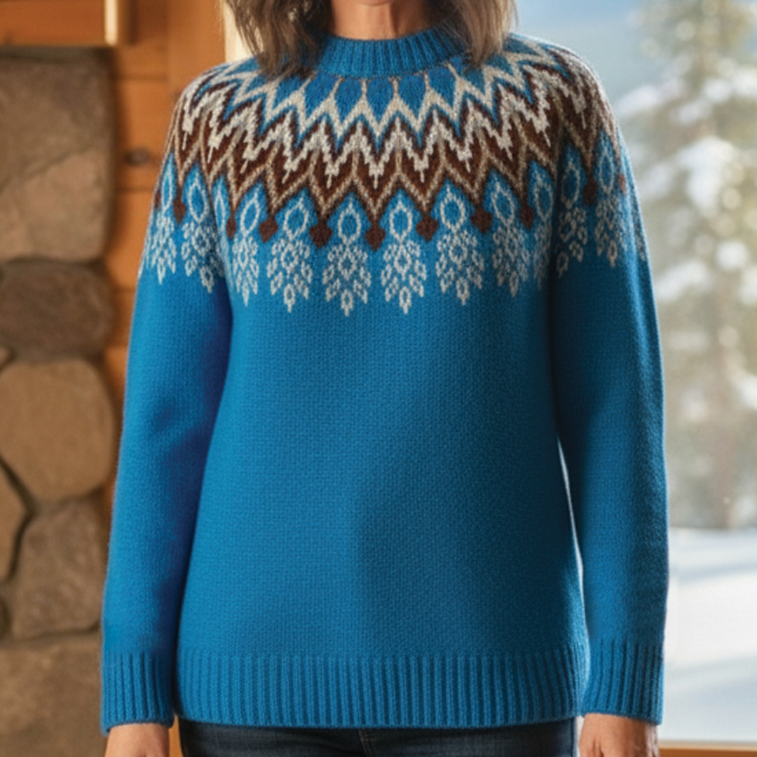 Belinda - Patterned Knit Sweater