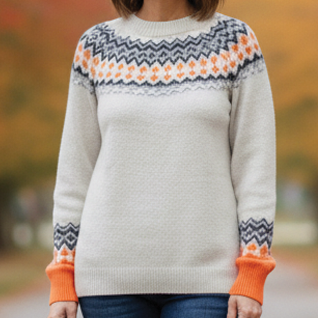 Belinda - Patterned Knit Sweater