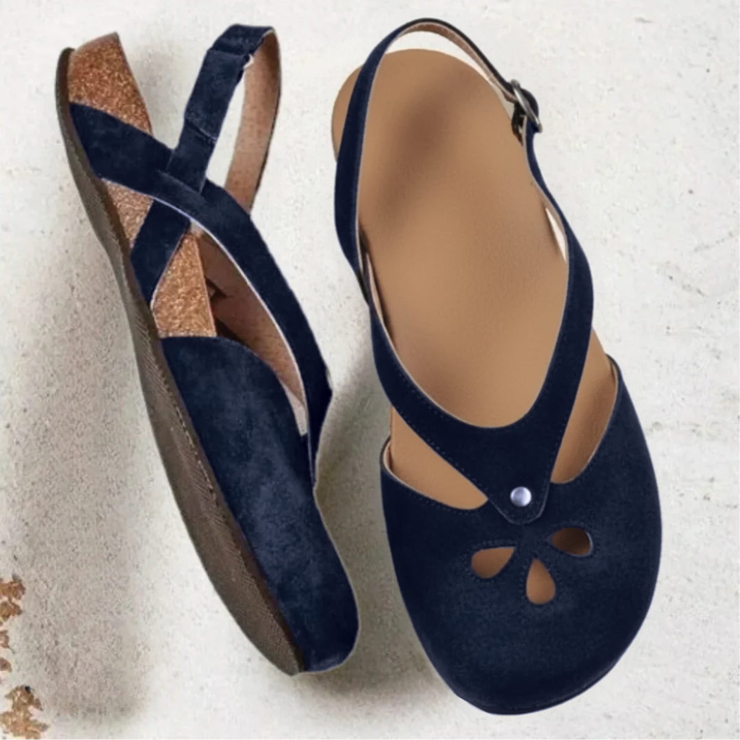 Lura - Closed-Toe Slingback Sandals