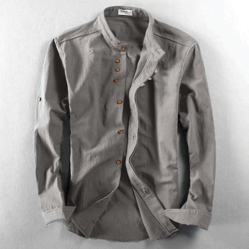Zivenor - Mandarin Collar Shirt