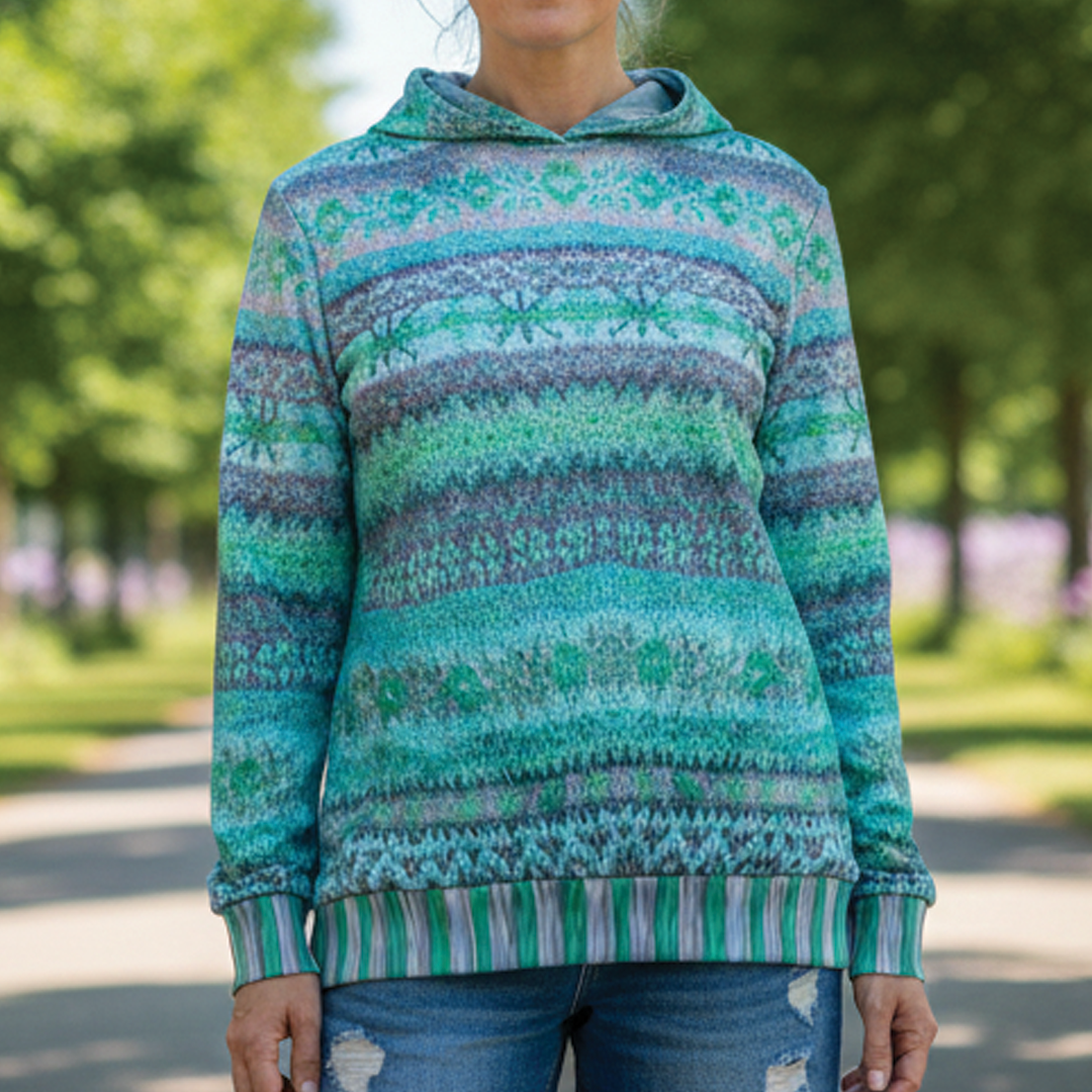 Florina – Printed Casual Hoodie