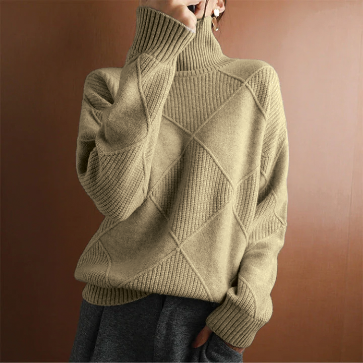 Modesty - Diamond Knit Sweater