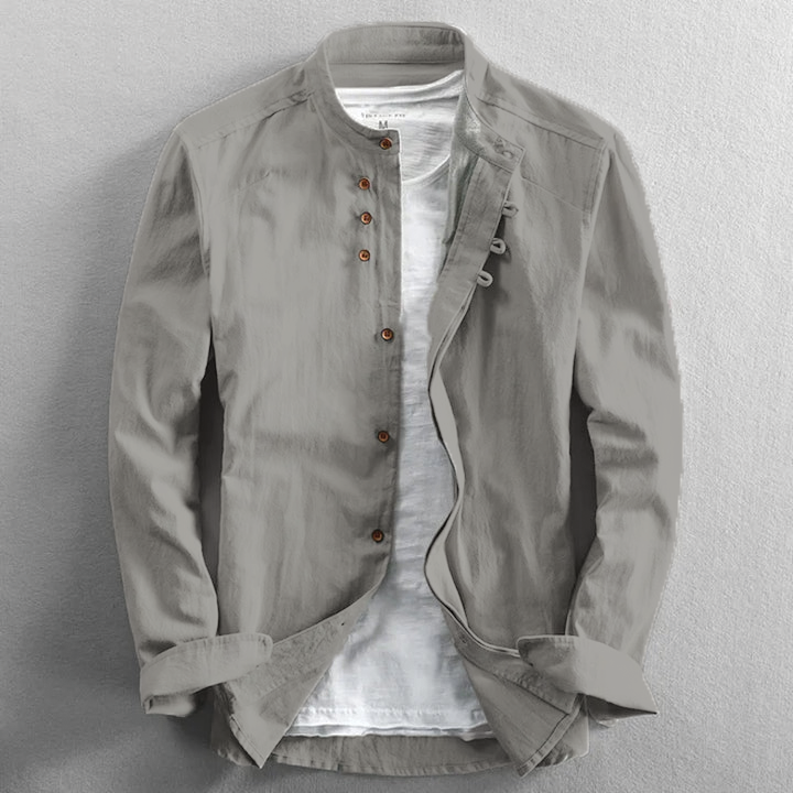 Zivenor - Mandarin Collar Shirt