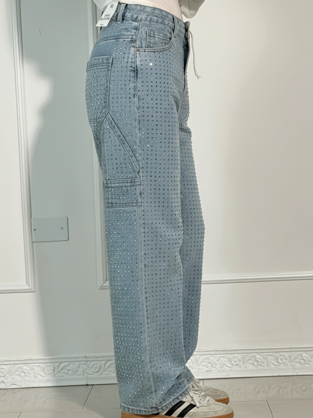 Kalyra - Wide-Leg Denim Jeans