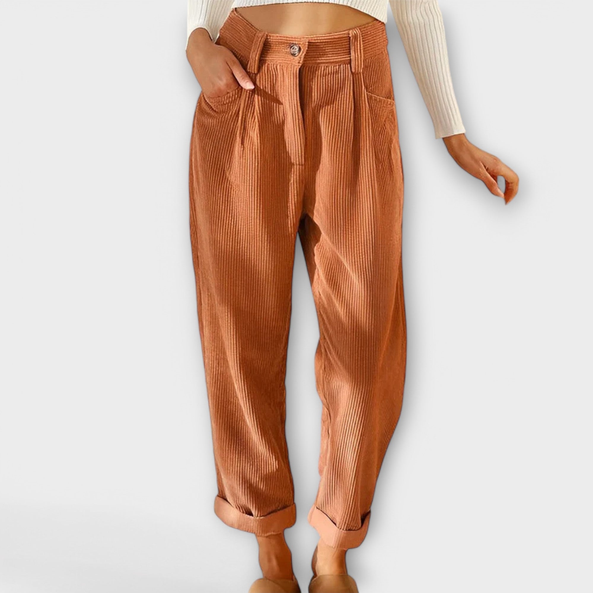 Jana - Modern corduroy trousers