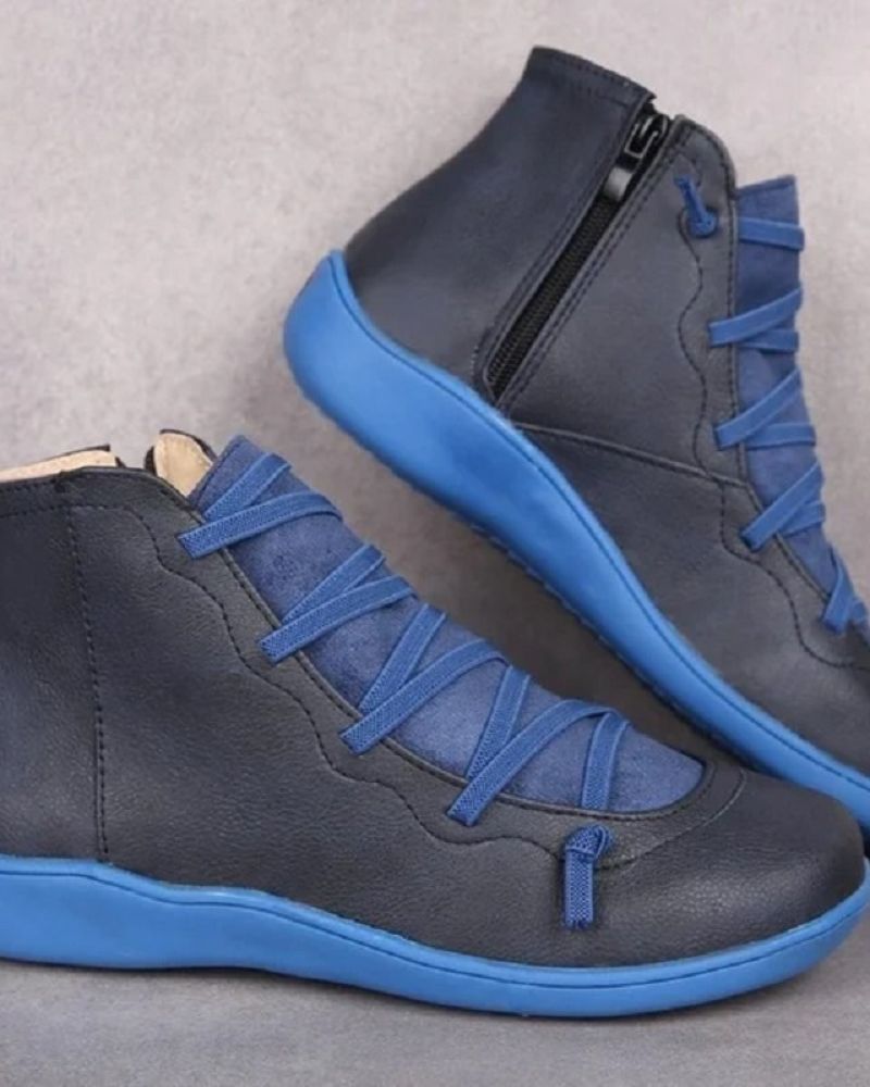 Veda - Leather Ankle Boots