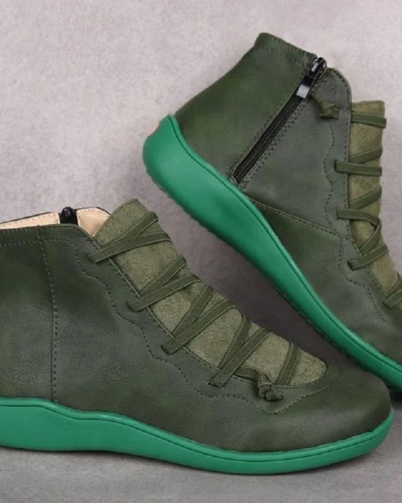 Veda - Leather Ankle Boots