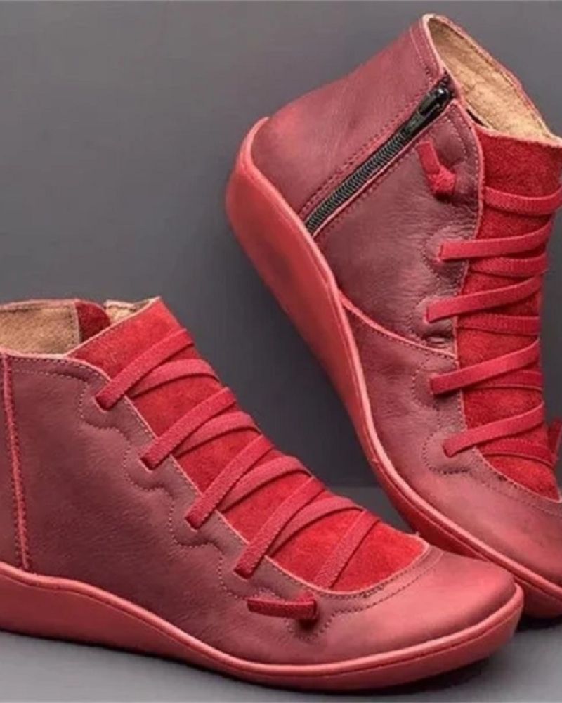 Veda - Leather Ankle Boots