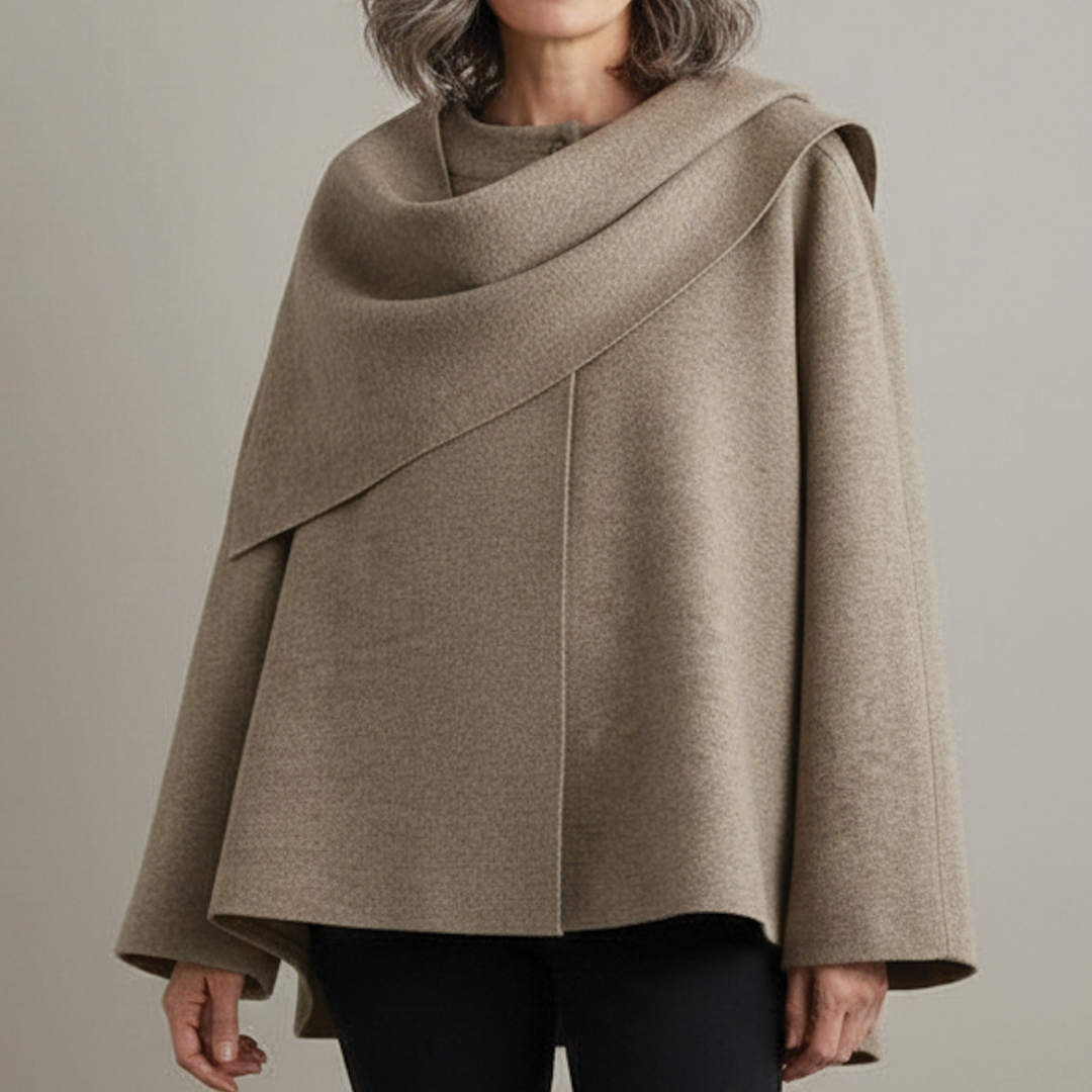Faustine - Asymmetrical Winter Coat