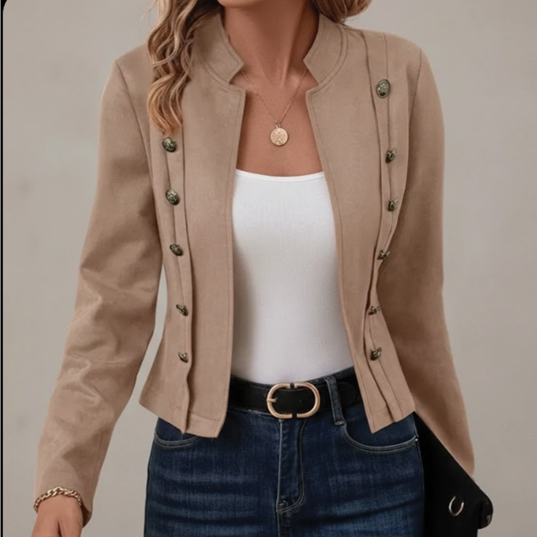 Dulcinea - Chaqueta de terciopelo cruzada