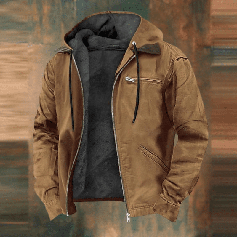 Nathan | Men’s Casual Zip-Up Hooded Jacket