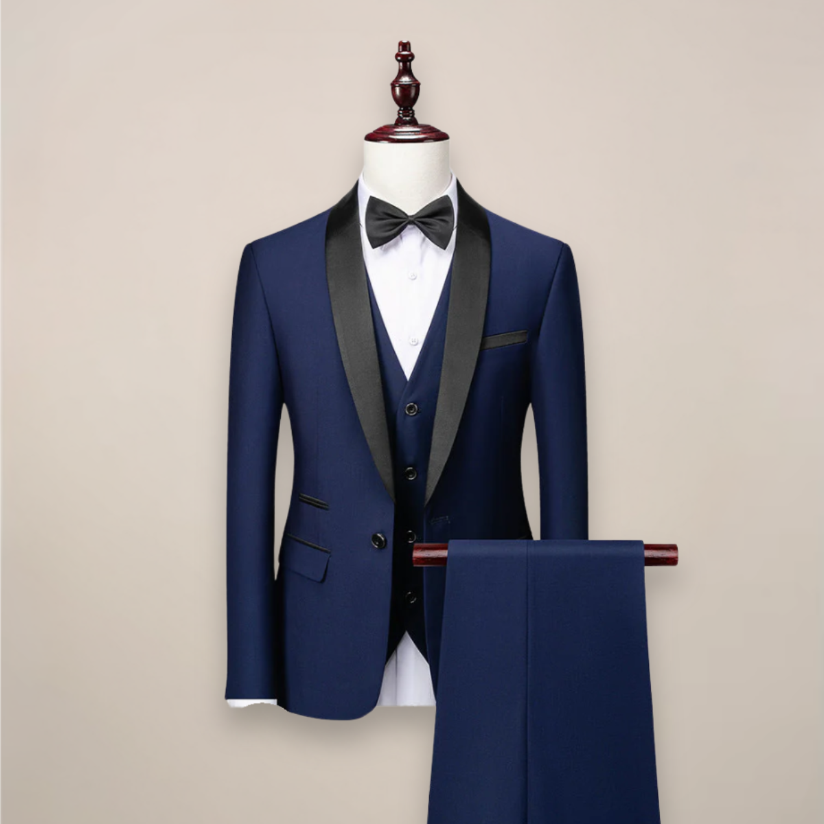 Donald | Traje de esmoquin formal de primavera para hombre de tres piezas