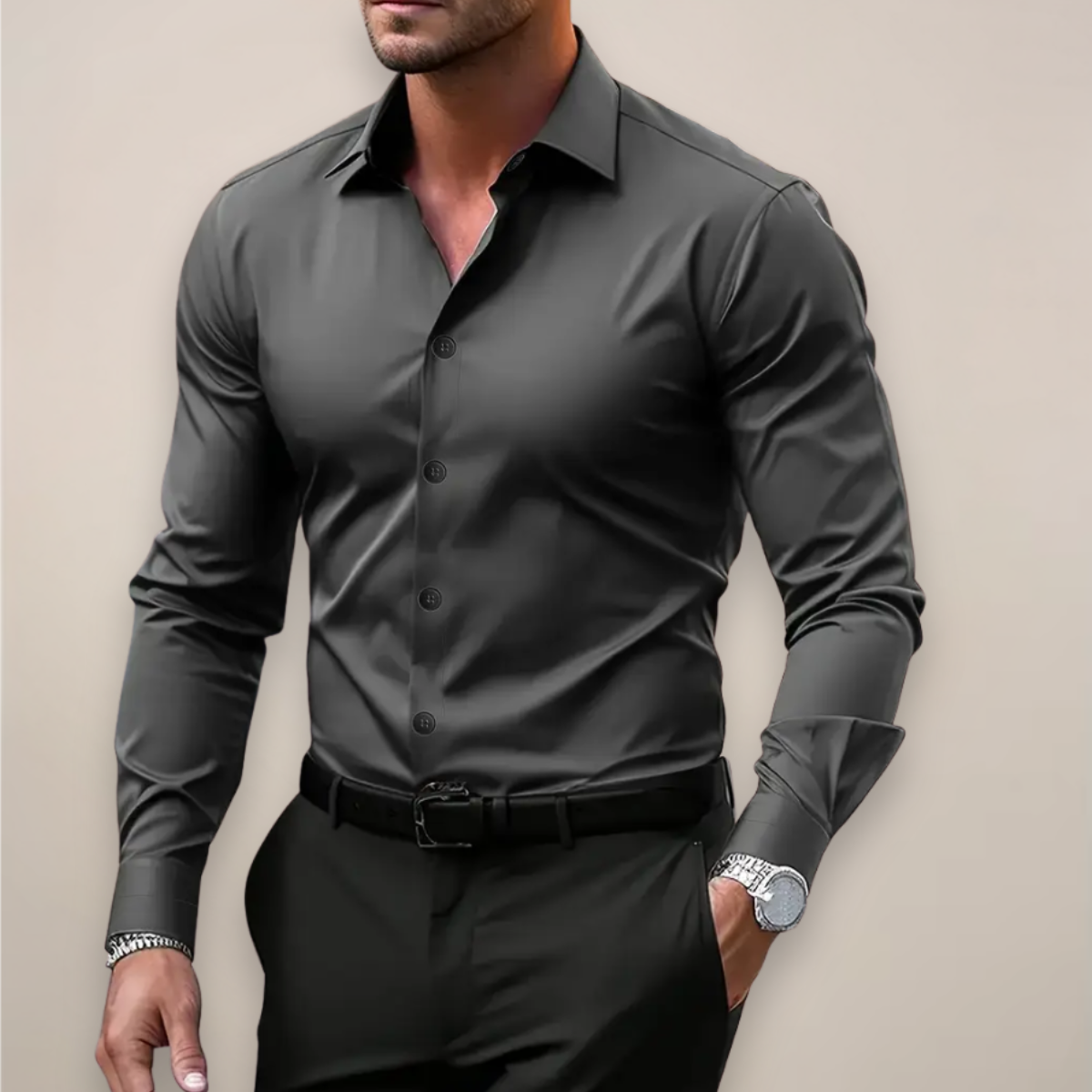 Charles | Men’s Stylish Spring Slim Fit Shirt