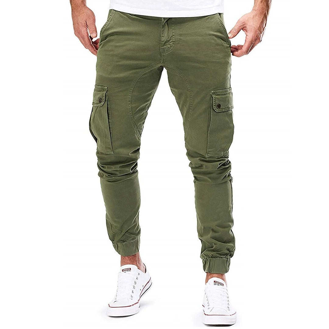 Adrian | Men’s Casual Cargo Trousers with Pockets