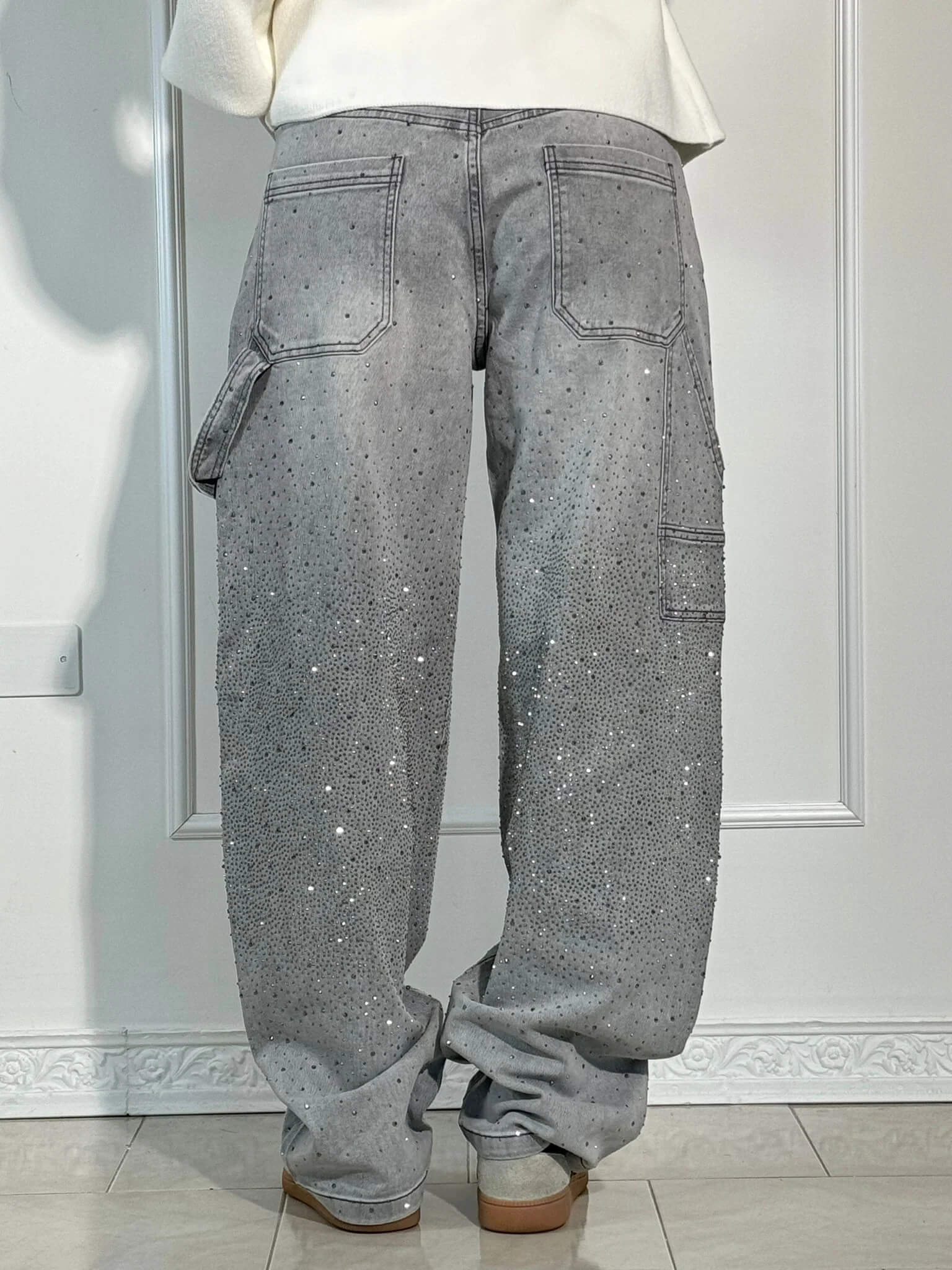 Kalyra - Wide-Leg Denim Jeans