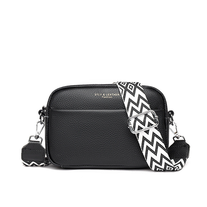 Welyra - Pebbled Leather Crossbody Bag
