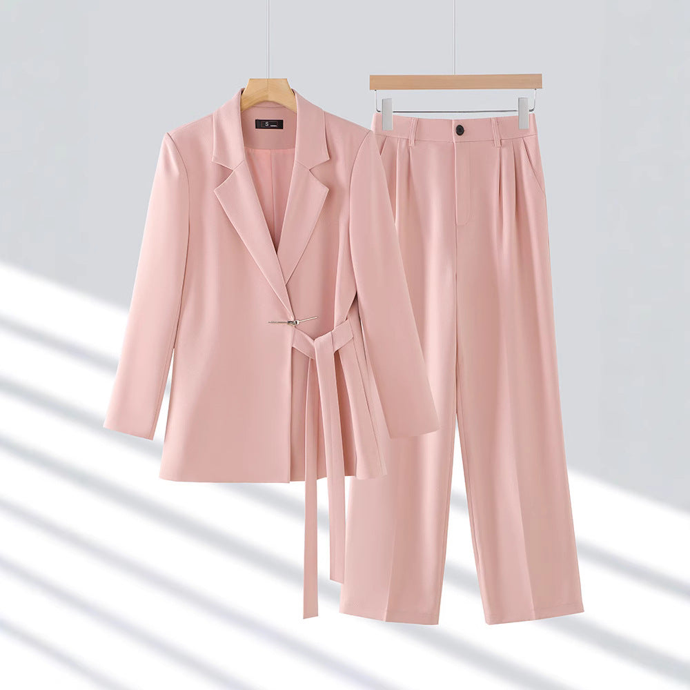 Gabriella | Women’s Tailored Suit Set with Long Blazer