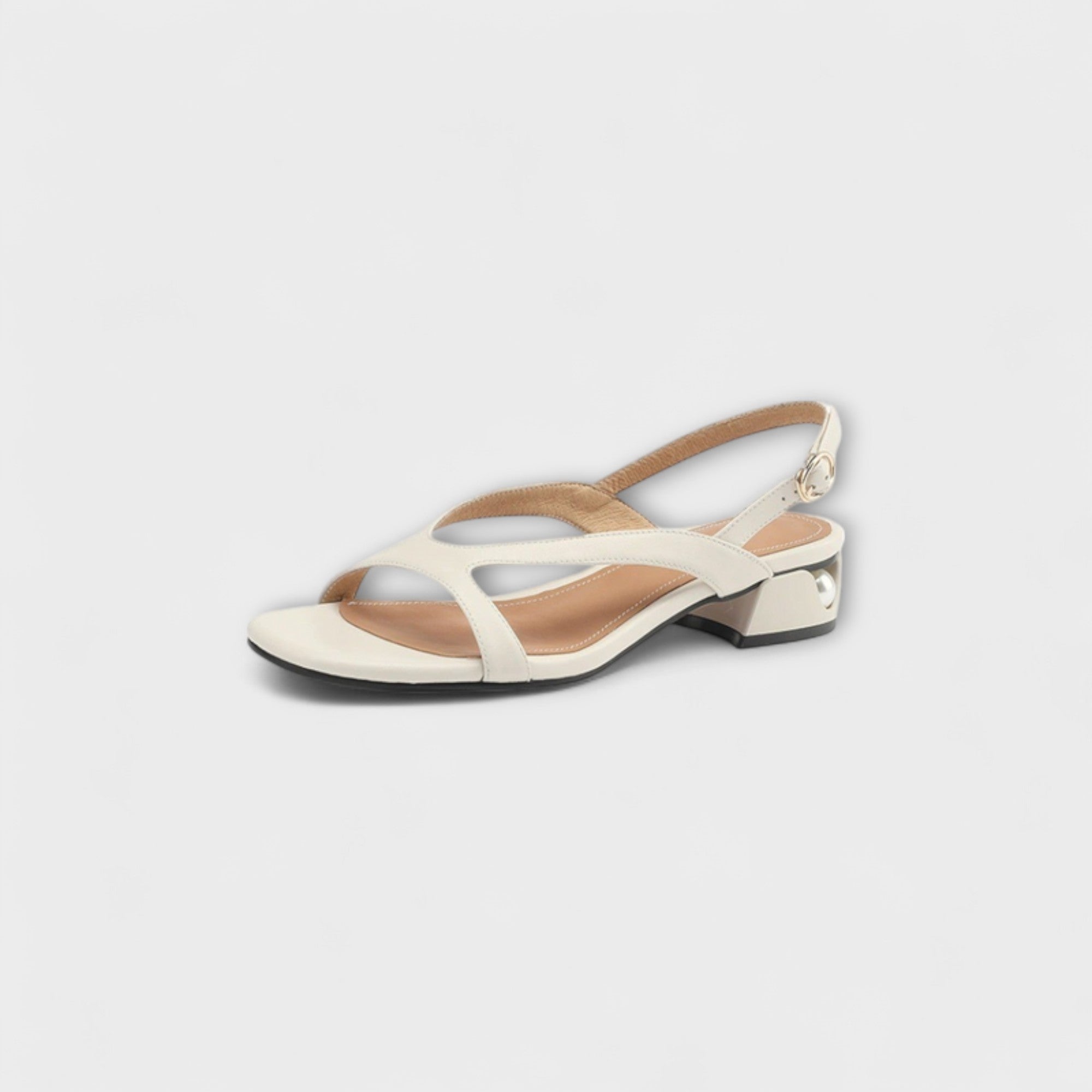 Evelyn - Elegant flat sandals Minna with a refined finish