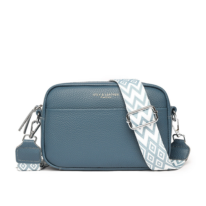 Welyra - Pebbled Leather Crossbody Bag
