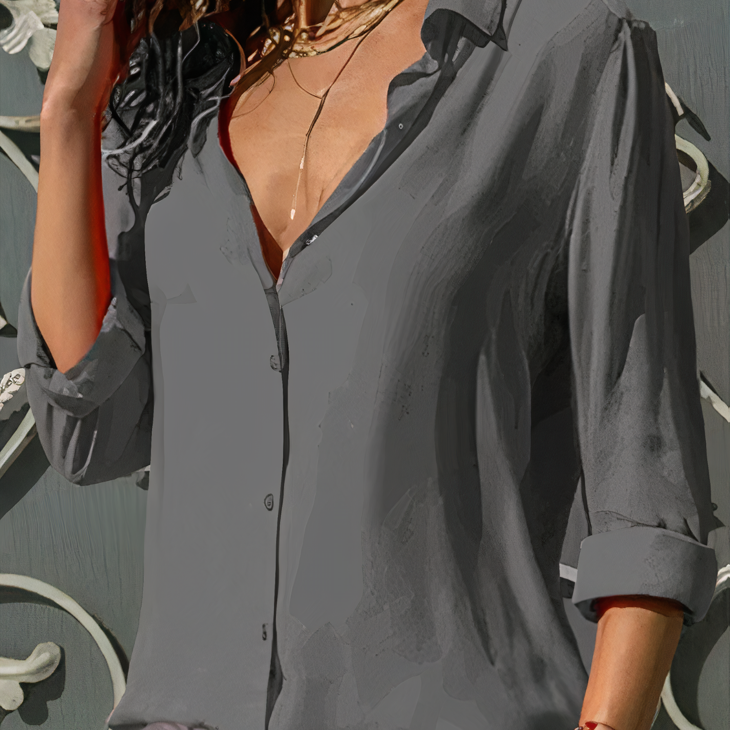 Melina – Elegant Chiffon Blouse
