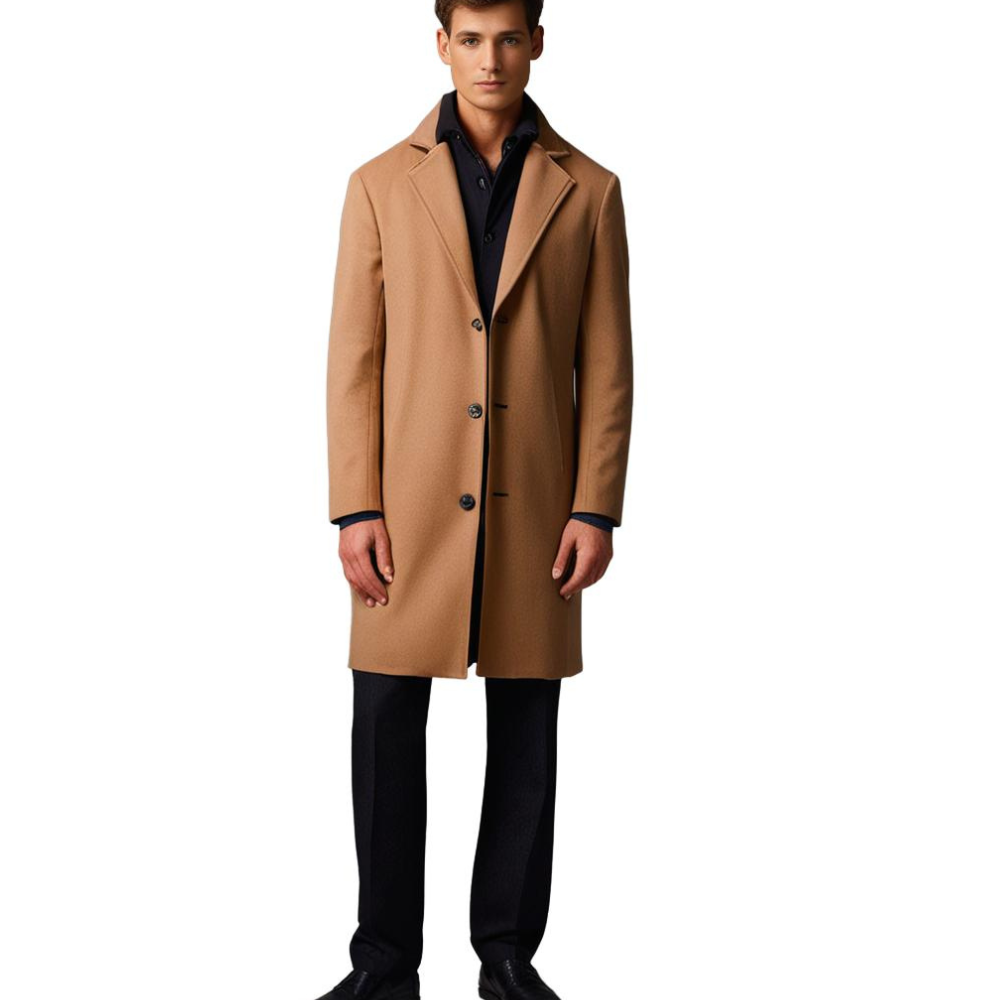 Raxen - Wool Blend Overcoat