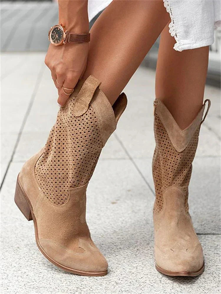 Plaza - Western Ankle Boots
