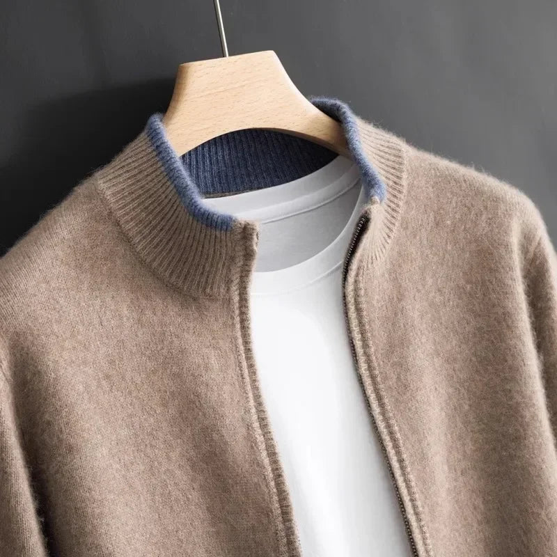 Azren – Wool Zip-Up Sweater