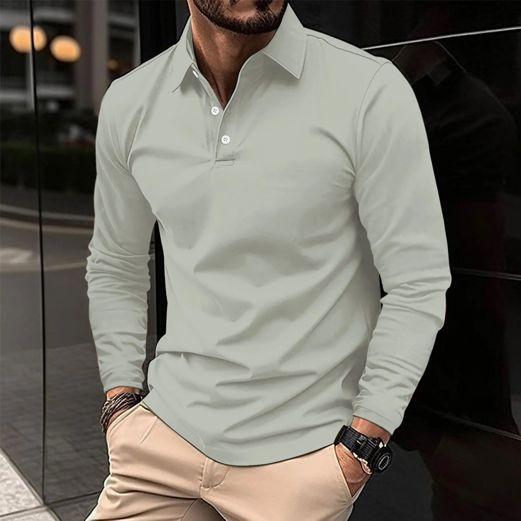 Zivaronyx - Long Sleeve Polo Shirt