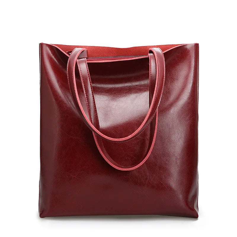 Dorelle - Leather Structured Tote Bag