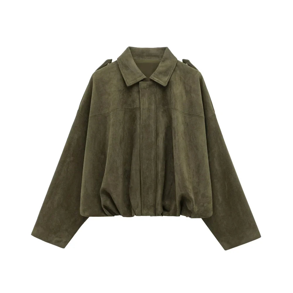 Ulan - Chaqueta de gamuza sintética