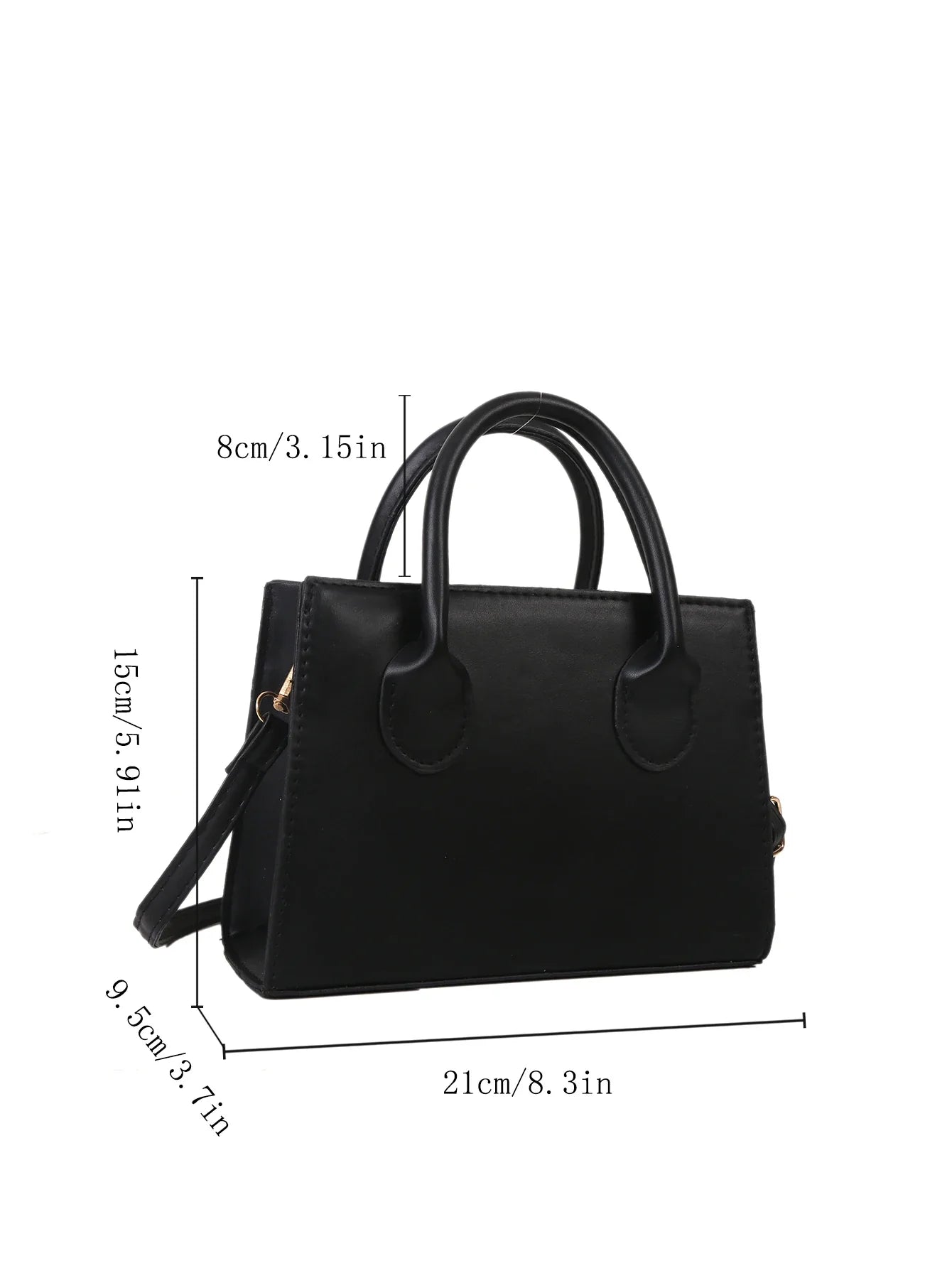 Solvrae - Vegan Leather Mini Crossbody Bag