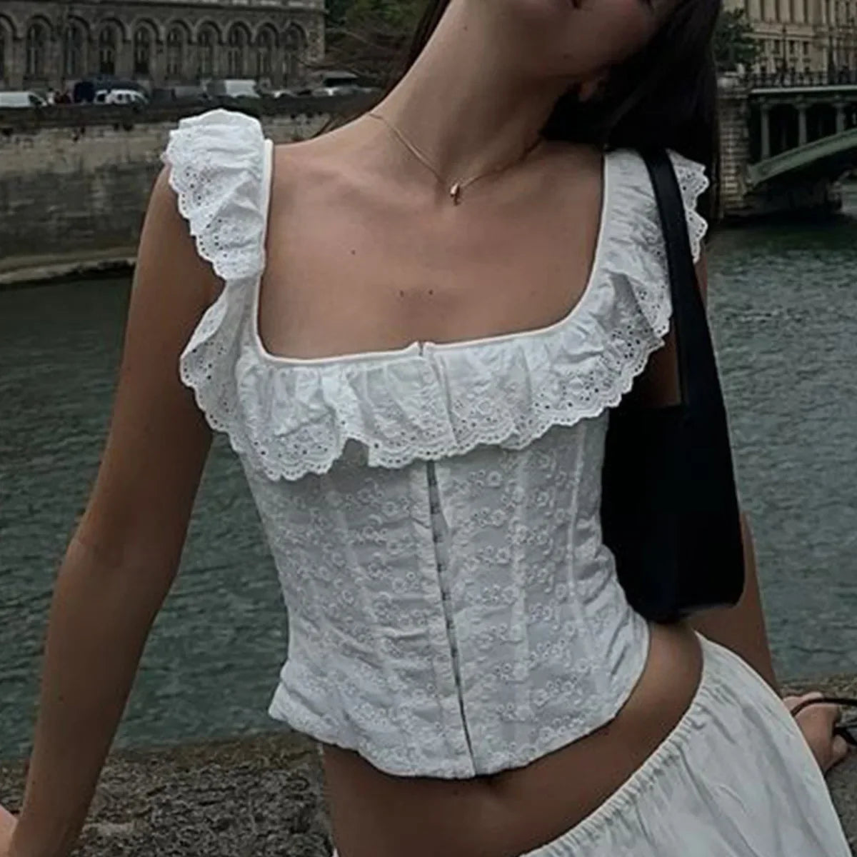 Bellamy - Ruffle Corset Top