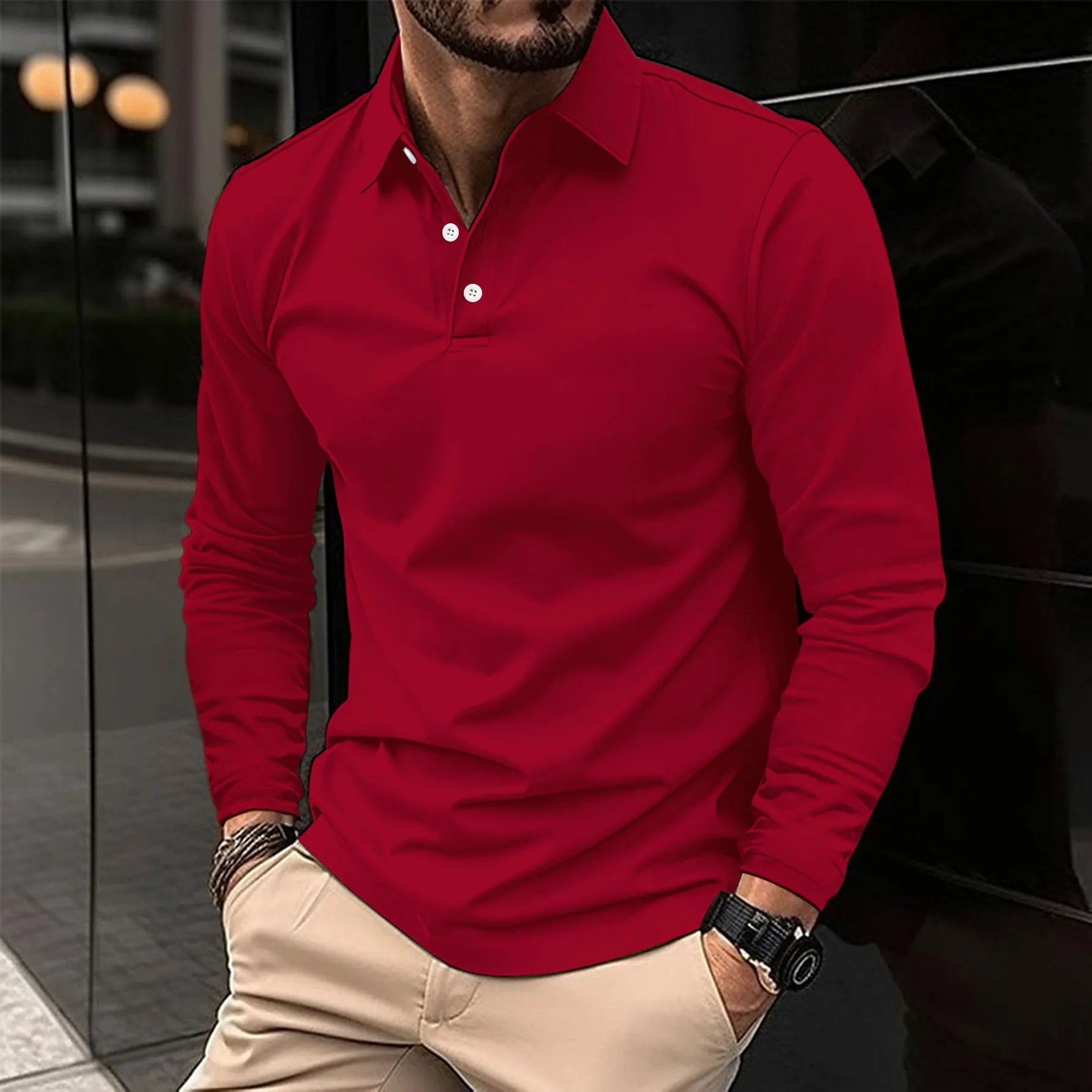 Zivaronyx - Long Sleeve Polo Shirt