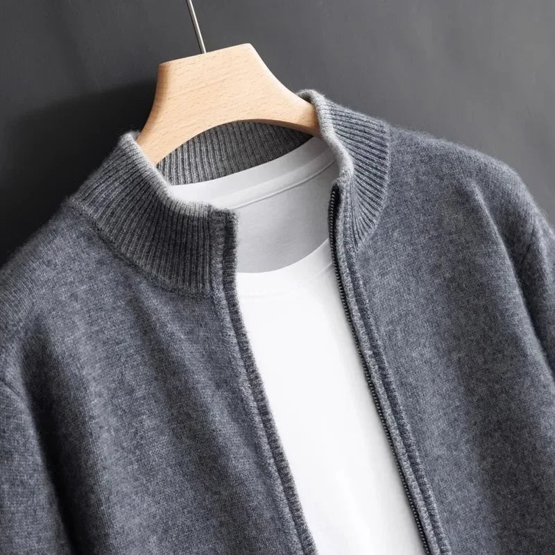 Azren – Wool Zip-Up Sweater
