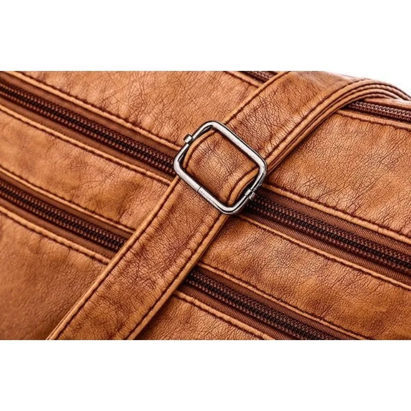 Oryza - Vegan Leather Crossbody Shoulder Bag