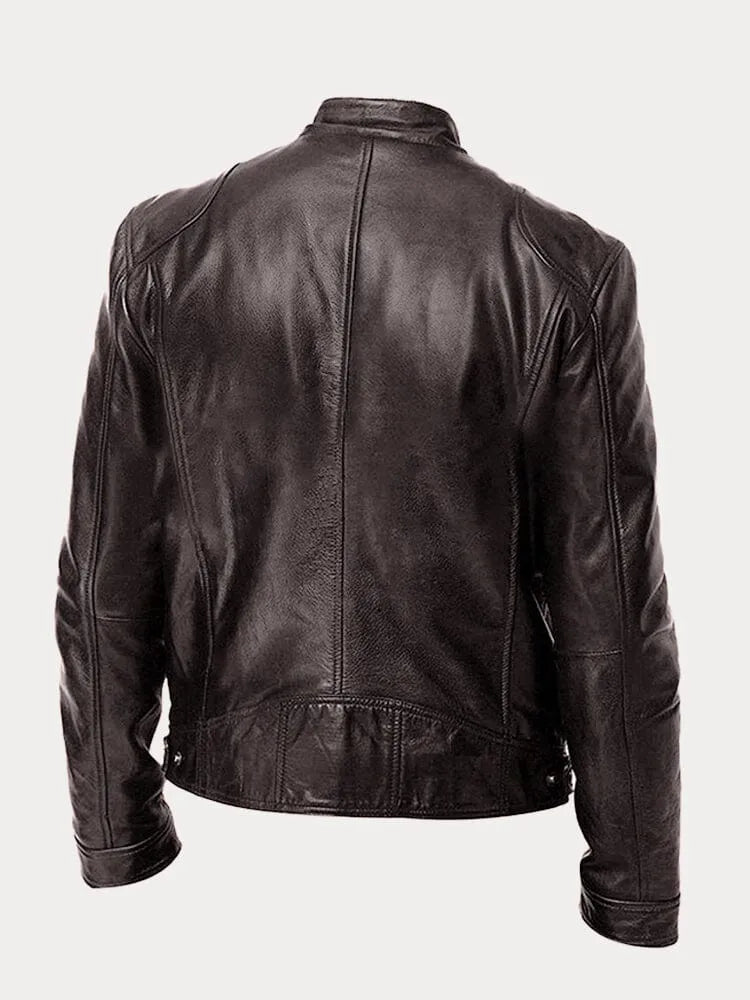 Damien | Classic Leather Jacket