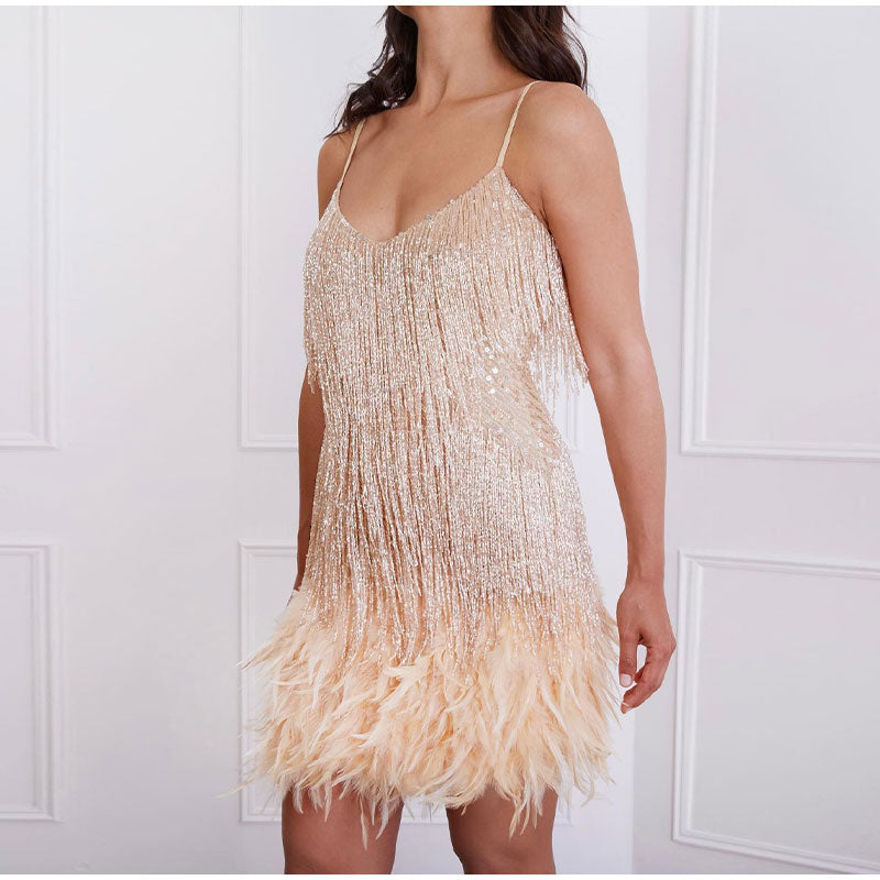 Nyelle - Glamorous Sequin Cocktail Dress