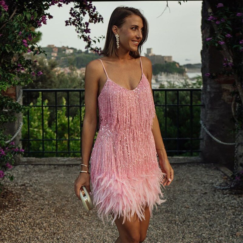 Nyelle - Glamorous Sequin Cocktail Dress