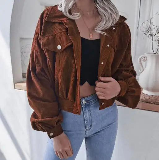 Xandie - Corduroy Short Jacket