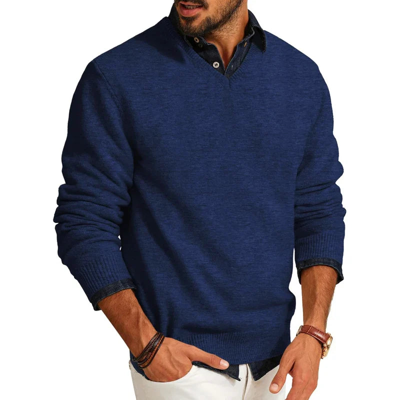 Corvin - Sweater i uldblanding