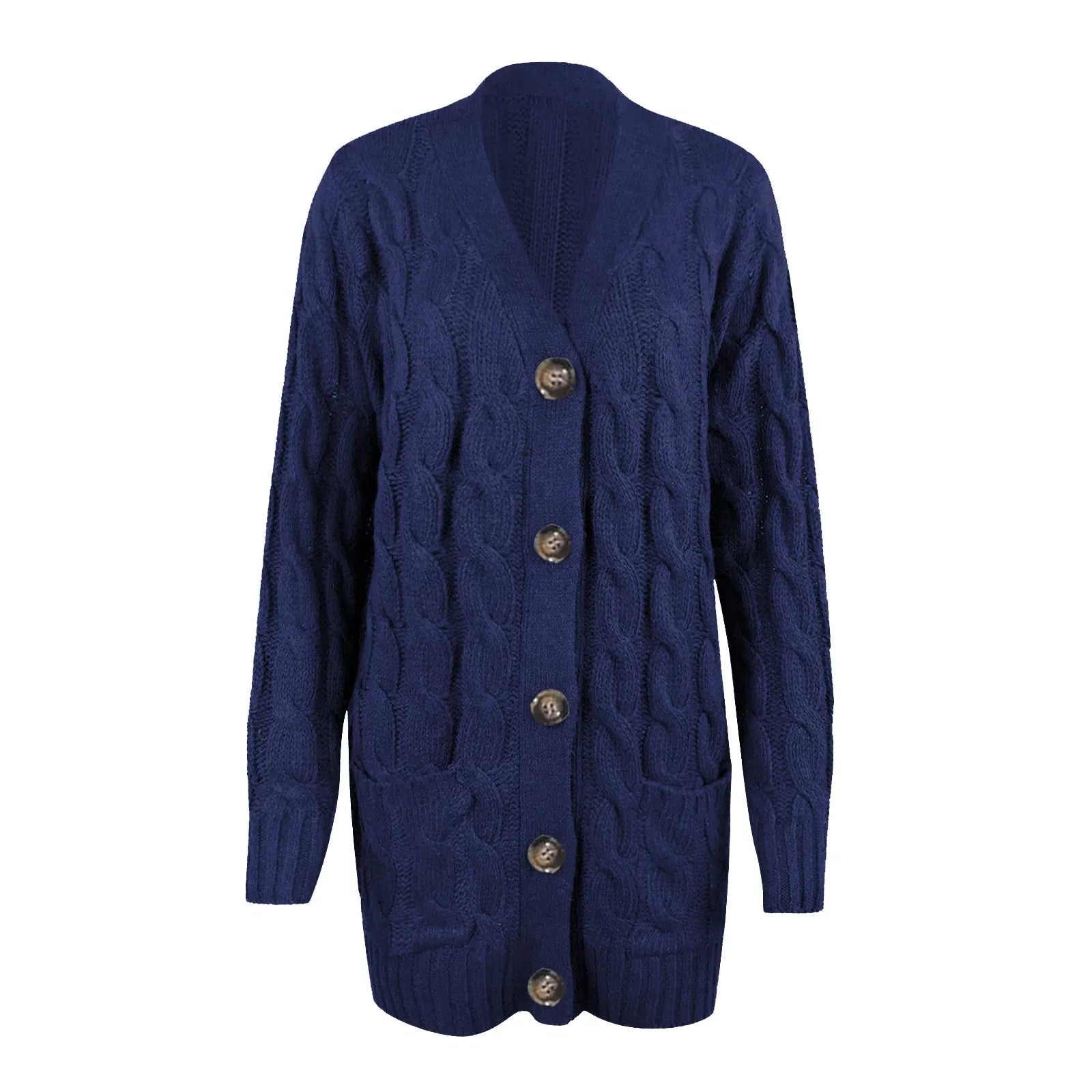 Izza - Knit Button Cardigan