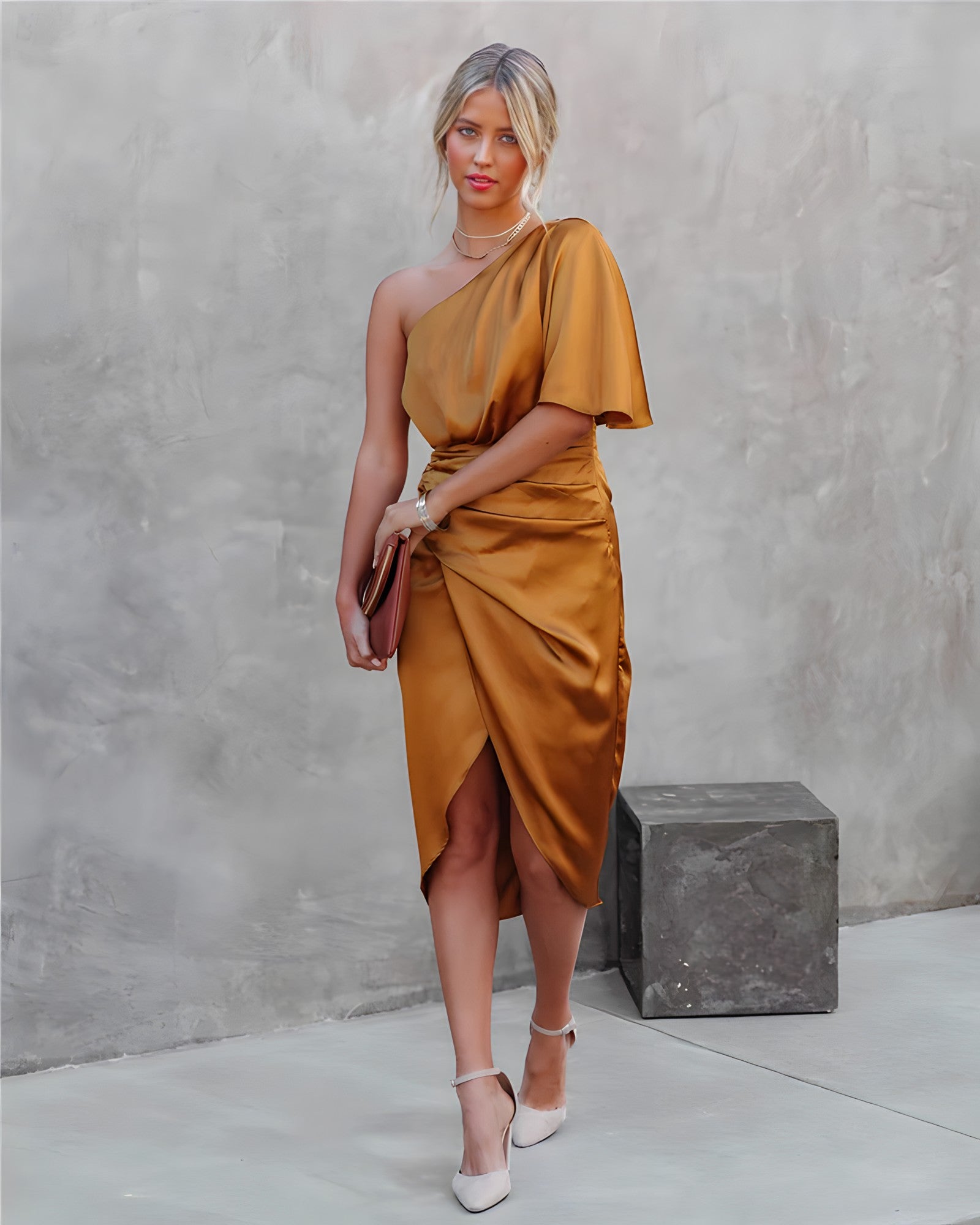 Kelyne - One-Shoulder Party Dress