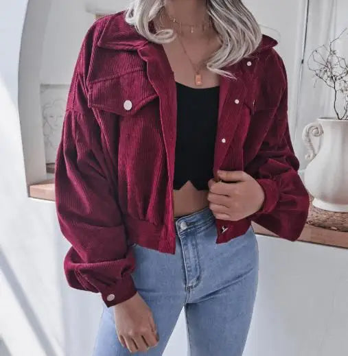 Xandie - Corduroy Short Jacket