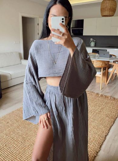 Vionnet - Gauze Two-Piece Set